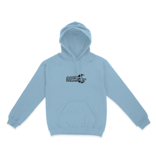 LunarMarket Embroidered BABYBLUE Hoodie